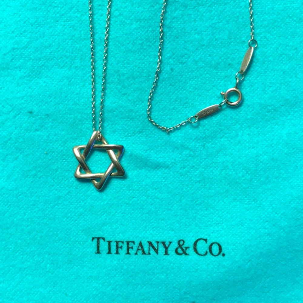 Tiffany & Co. Jewish Star and Chain